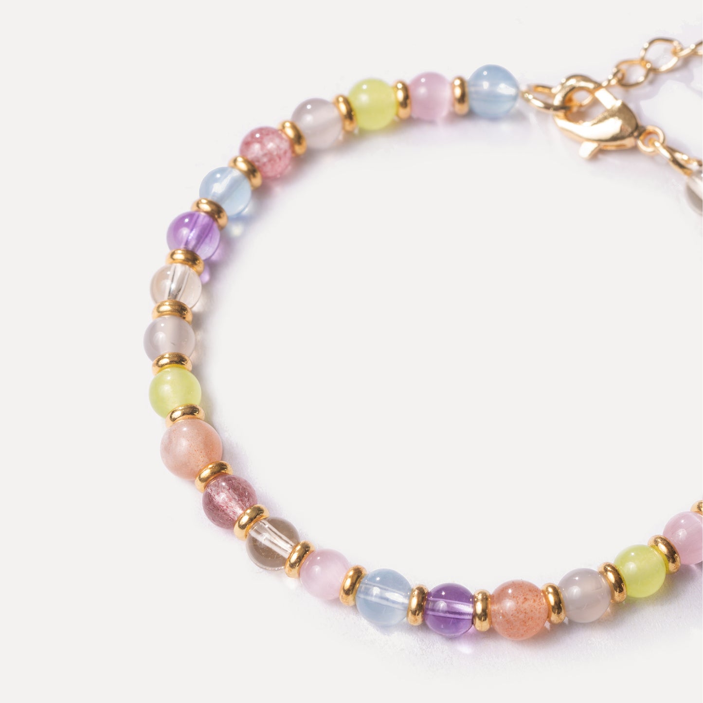 Nature Mixed Colorful Crystal Bracelet