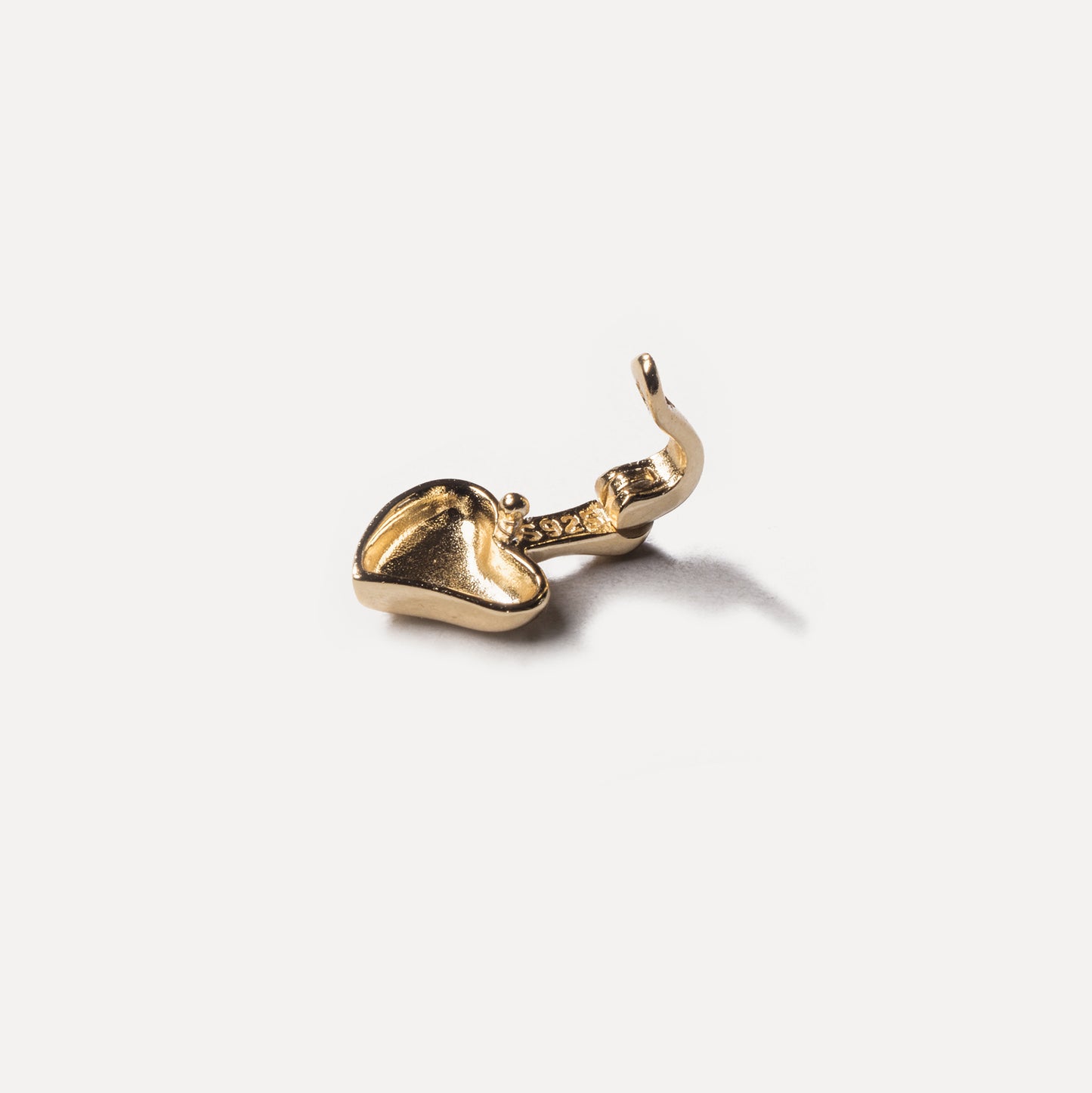 Gold Vermeil Heart Detachable Charm