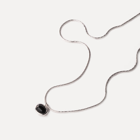 Onyx Pendant Necklace