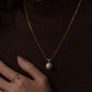 Diamond Radiance Gold and Sliver Chain Necklace Set