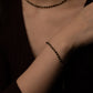 Sigma Beaded Bracelet (Black Tourmaline)