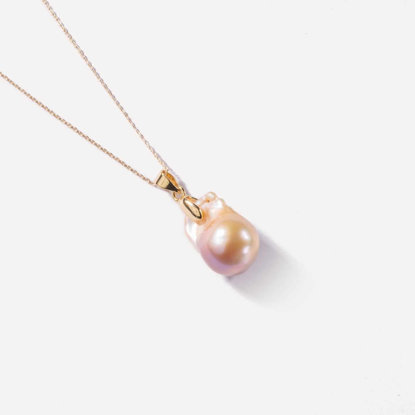 Nature Purple Baroque Pearl Necklace