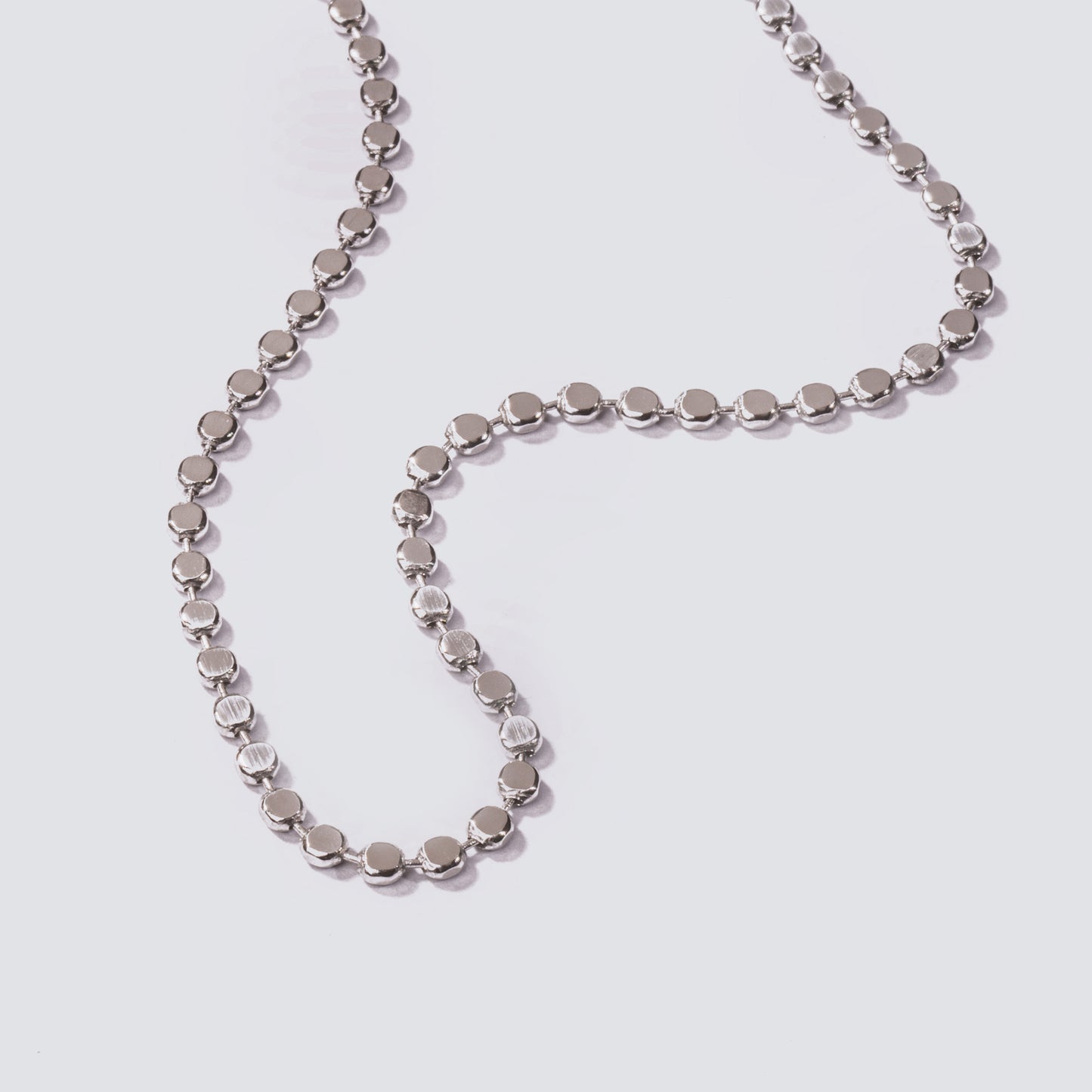 Little Disc Shining Chain Necklace