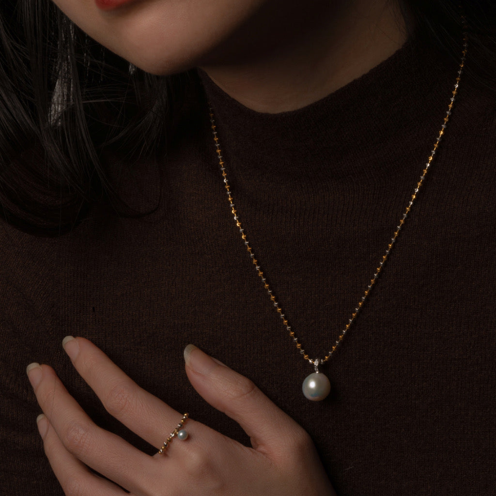 Diamond Radiance Gold and Sliver Ring