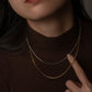 Diamond Radiance Gold Chain Necklace