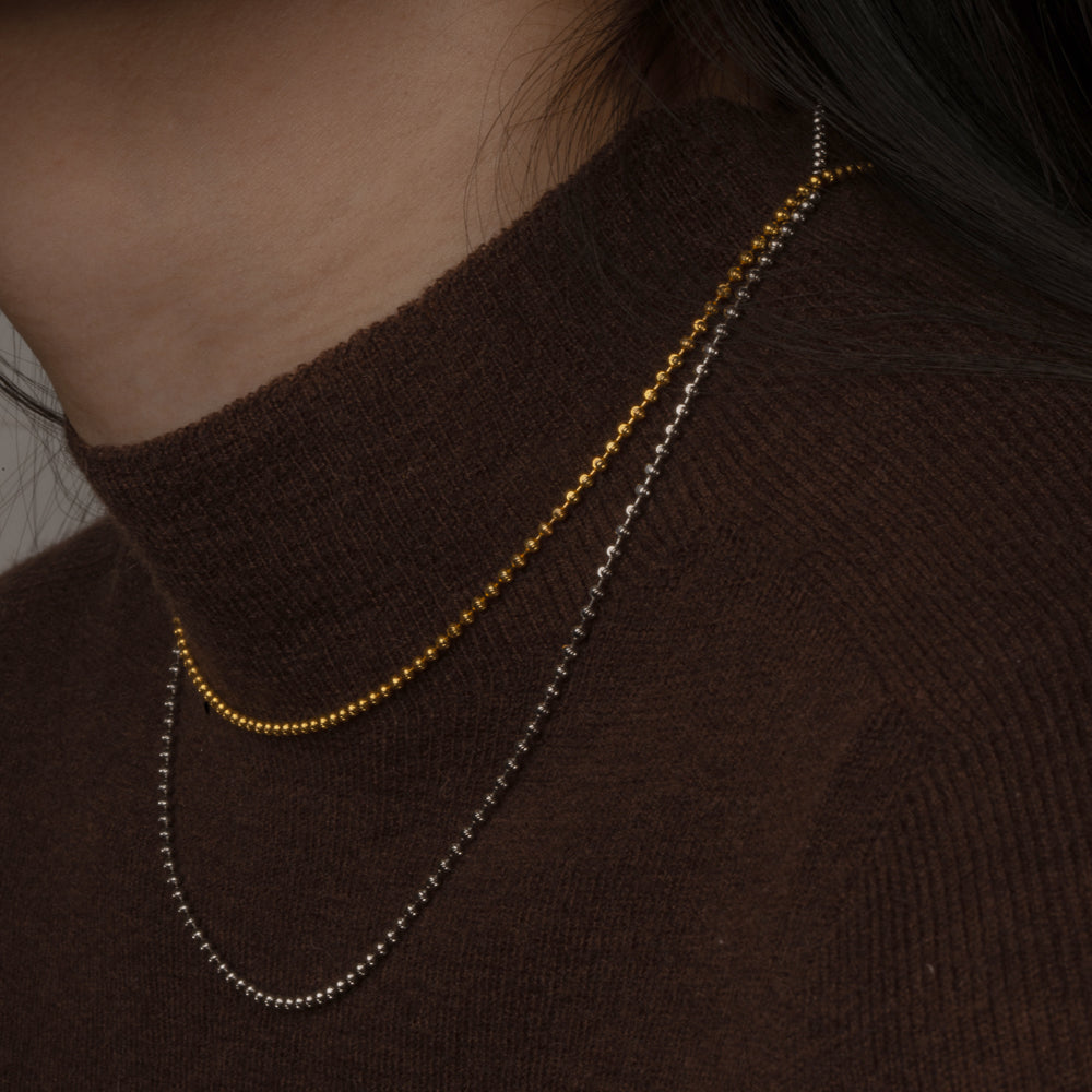 Diamond Radiance Gold Chain Necklace