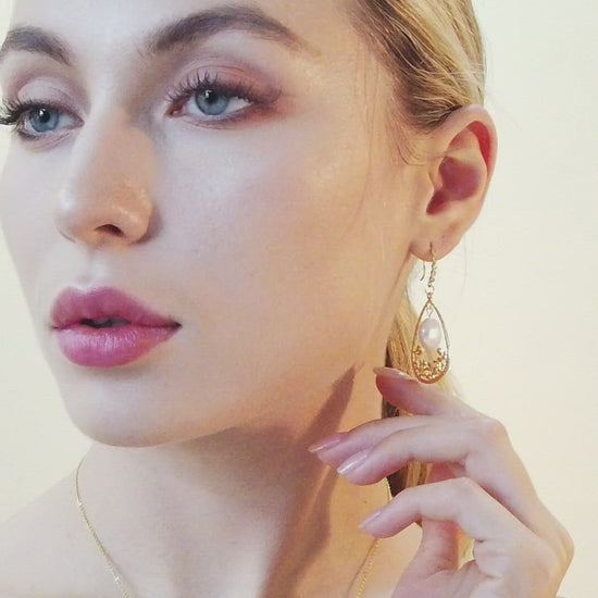 Classic Vintage Dorp Earrings AAAAA strong luster