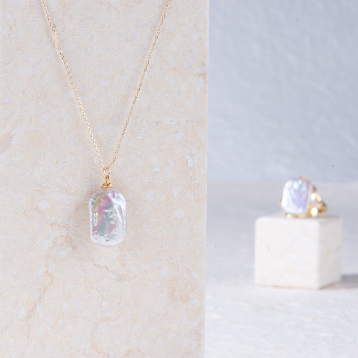 Mix&Match Square Baroque Necklace