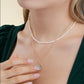 Double Layer Pearl Beaded Necklace