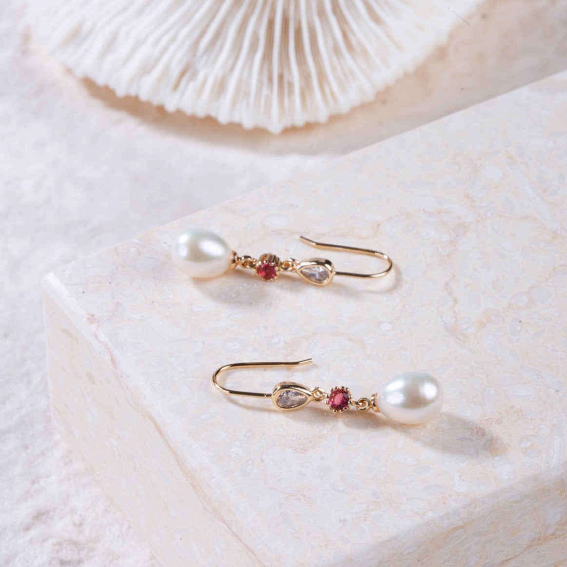 Theodora-Sailor Moon Pearl Earrings
