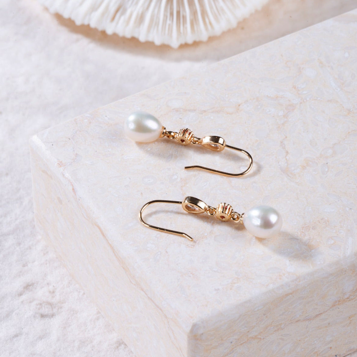 Theodora-Sailor Moon Pearl Earrings