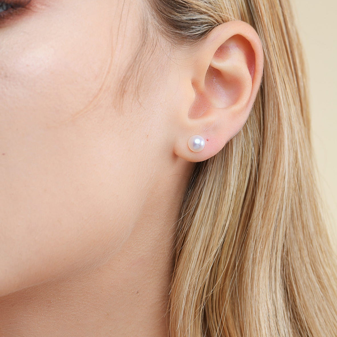 Little Bubble Pearl Stud Earrings