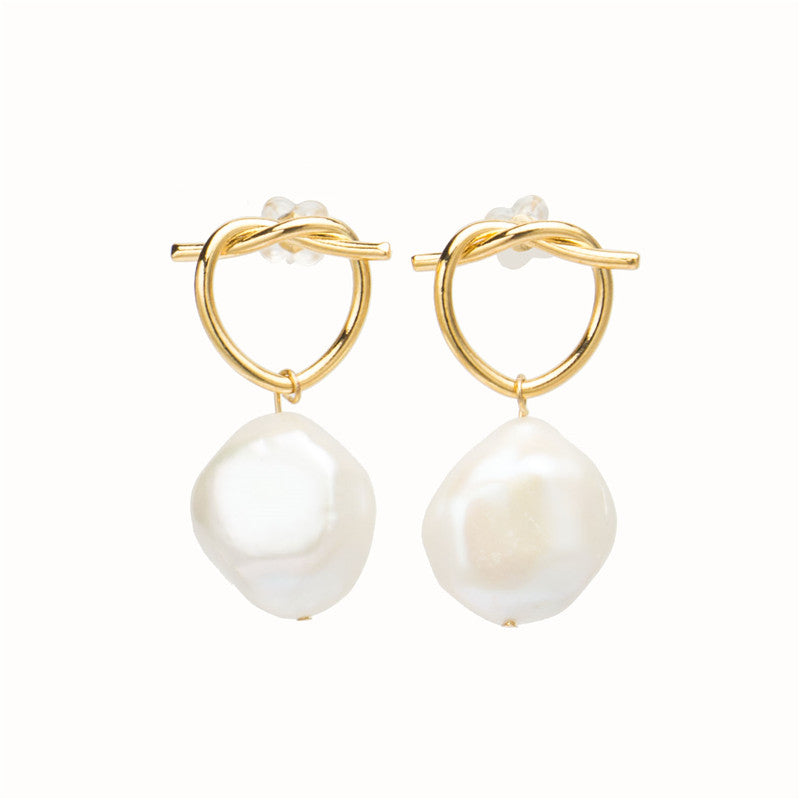 Dimond Baroque Pearl Dorp Earrings