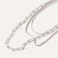 Multilayer Glittering Chain Necklace