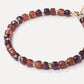 Jovian Beaded Bracelet(Orange and Purpurea Garnet)