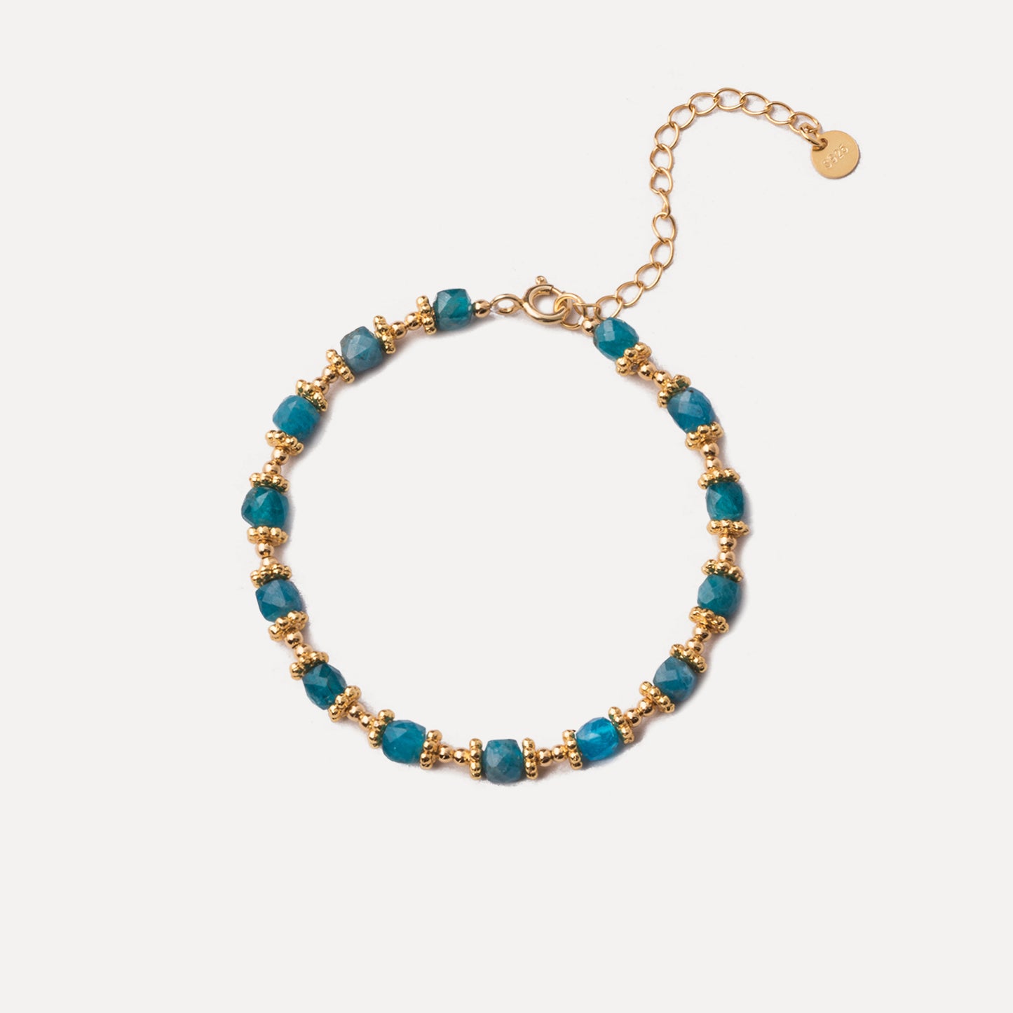 Neptune Beaded Bracelet (Apatite)