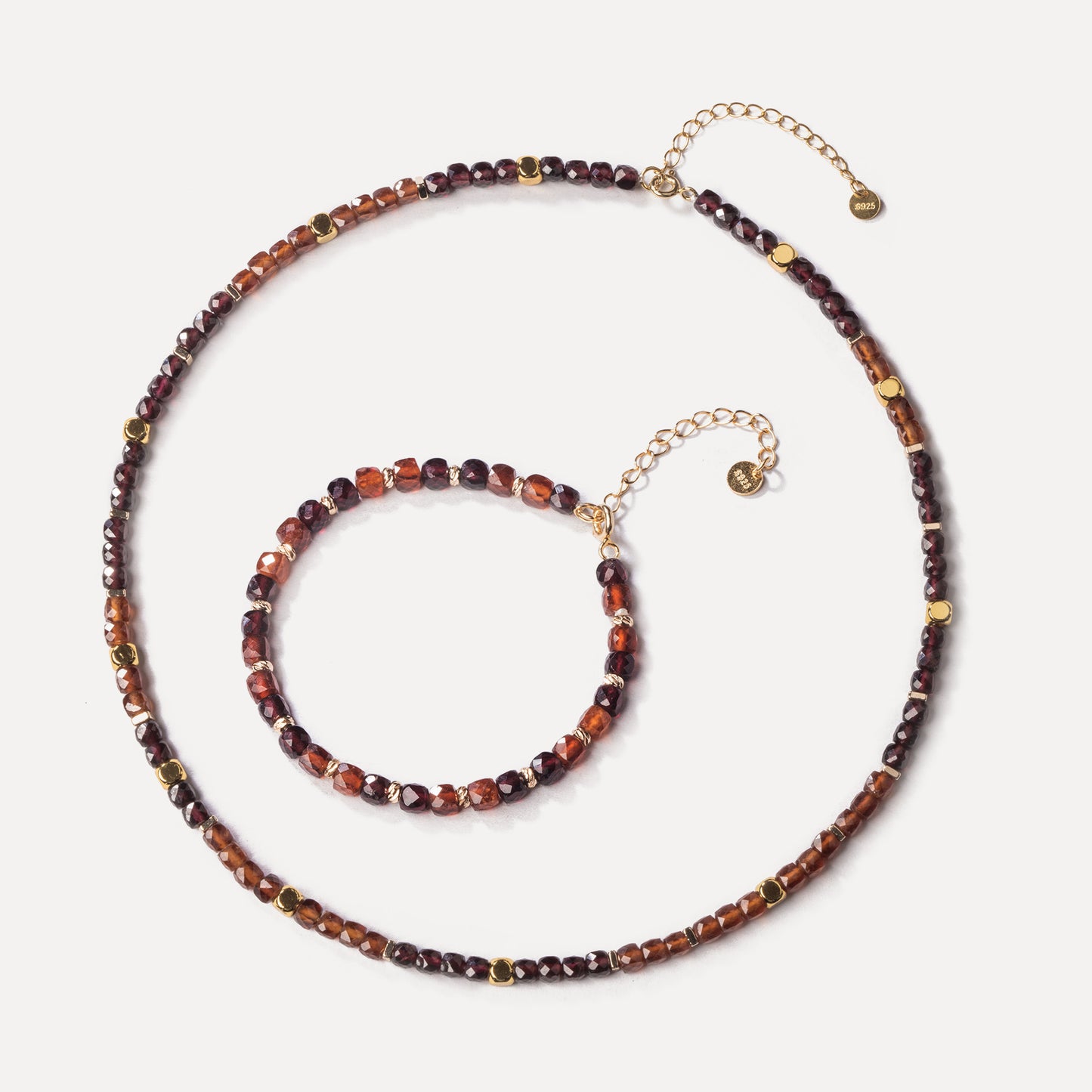 Jovian Beaded Necklace and Bracelet Set