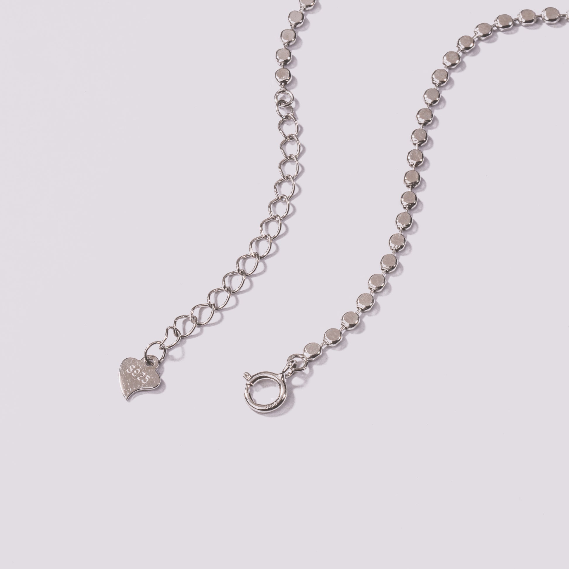 Little Disc Shining Chain Necklace