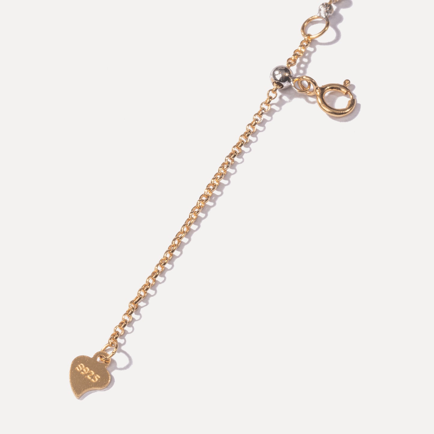 Diamond Radiance Gold and Sliver Chain Necklace