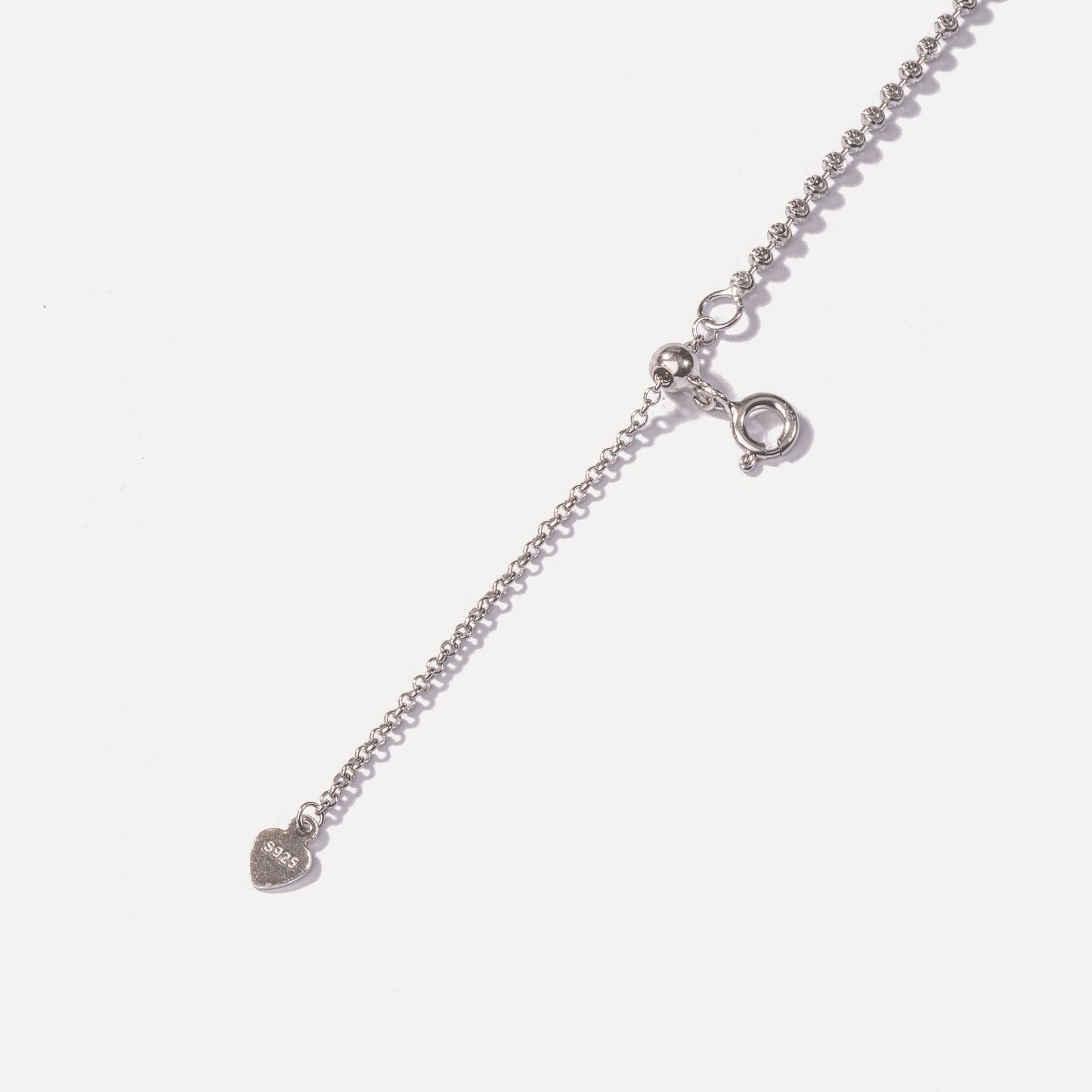 Sterling Silver Diamond Radiance Chain Necklace