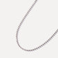 Sterling Silver Diamond Radiance Chain Necklace