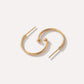 MIX&MATCH Circle C Hoop Earrings