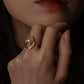 Geometrical Pearl Ring