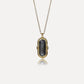 Black mother of pearl Vintage Necklace