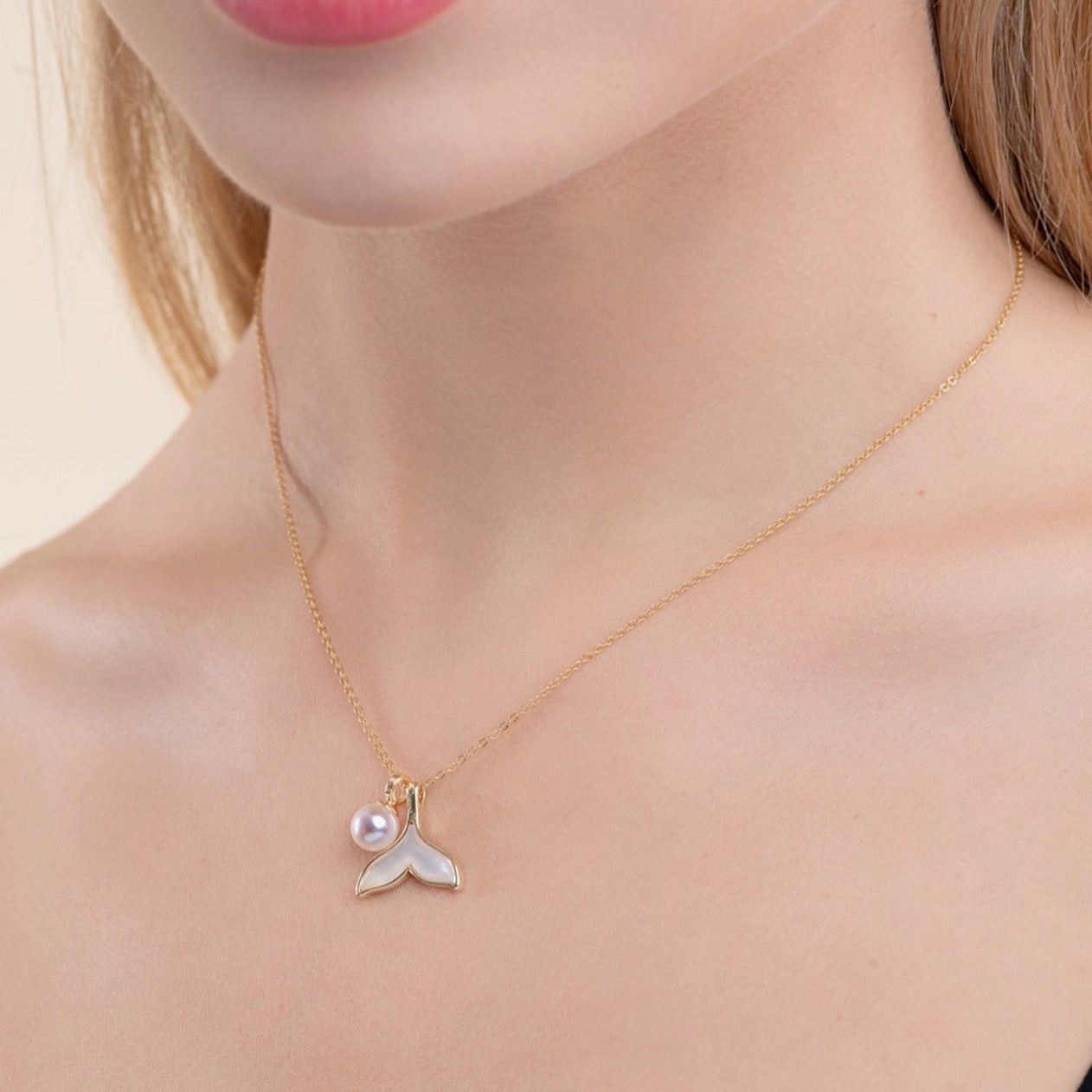 Mermaid Tears Pearl Necklace