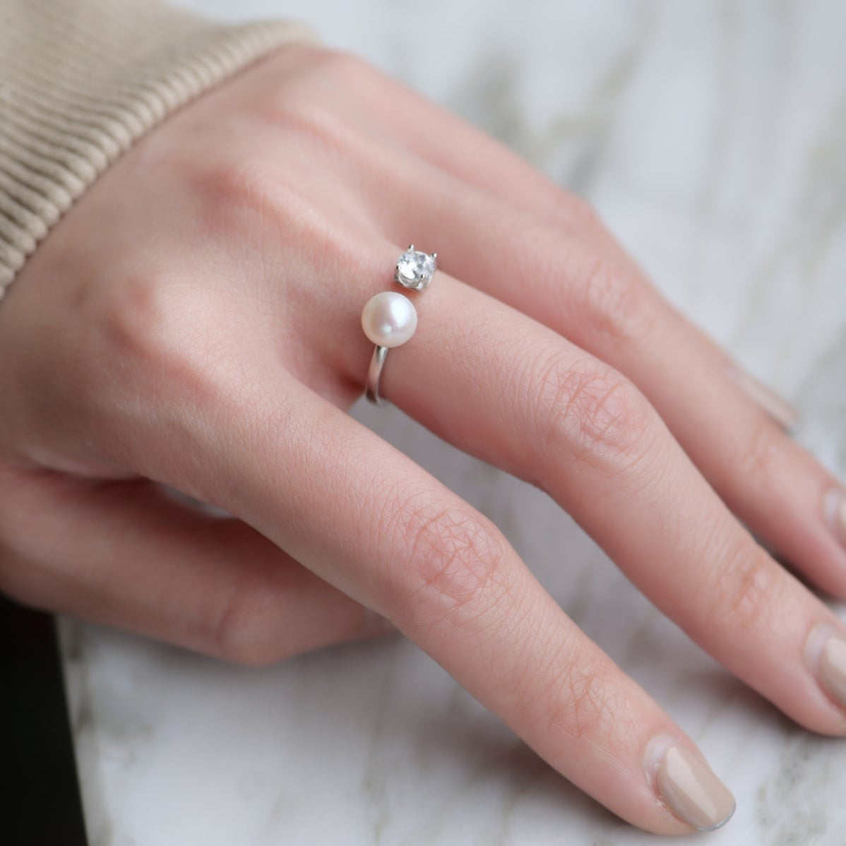 Diana Pearl Ring