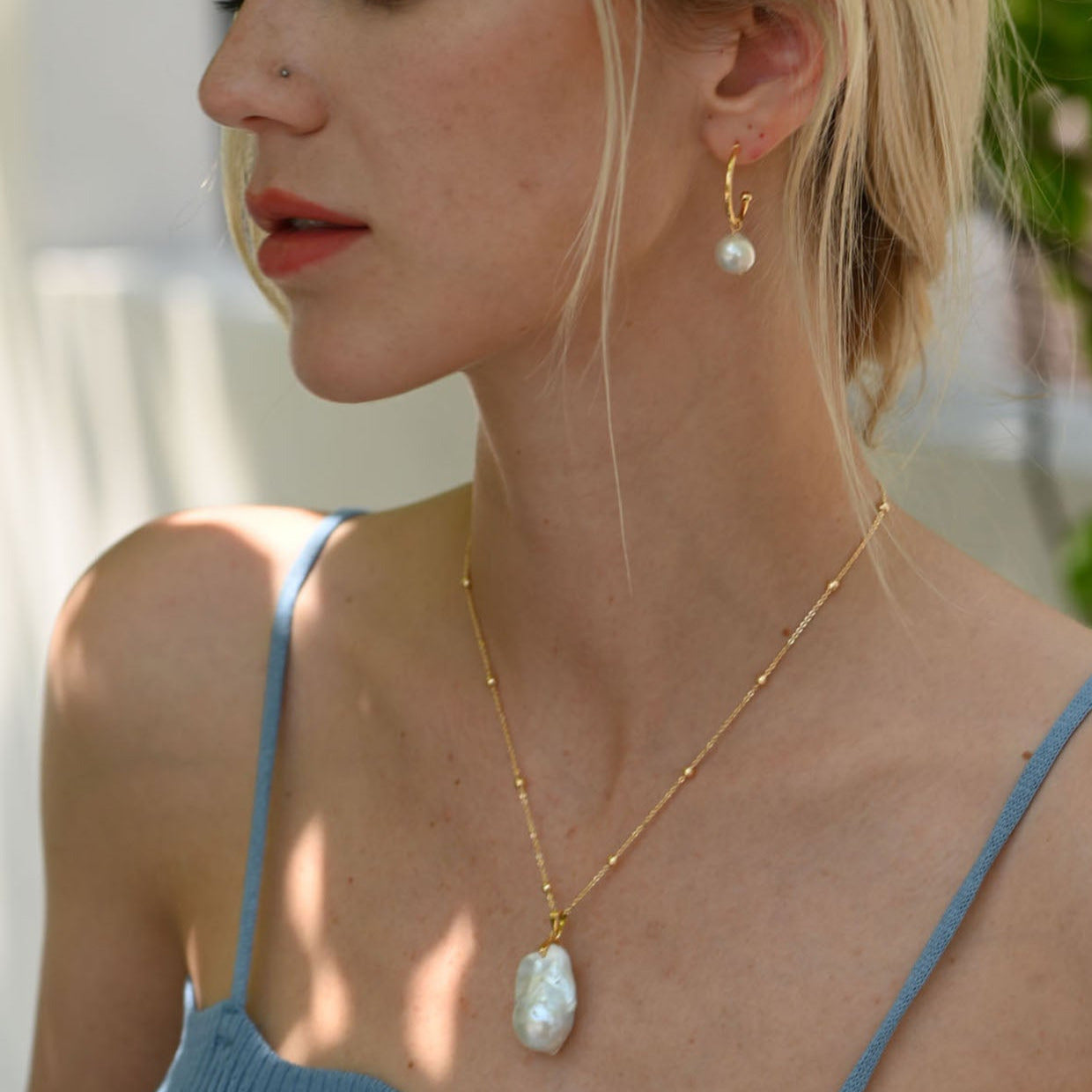 Classic Baroque Pearl Necklace